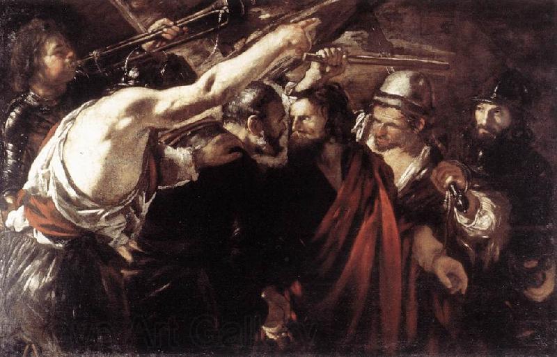 SERODINE, Giovanni Parting of Sts Peter and Paul Led to Martyrdom set France oil painting art